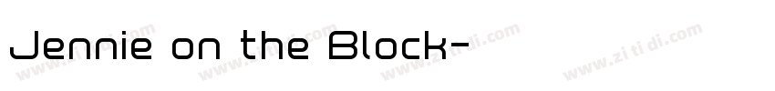 Jennie on the Block字体转换